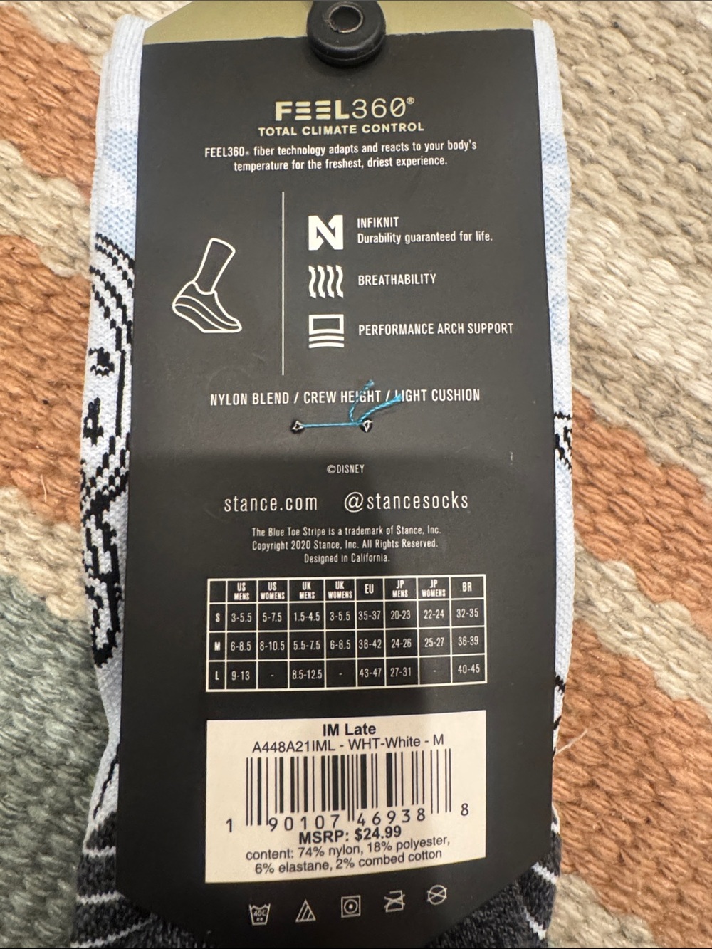 Stance x Disney Light Cushion Crew Socks - Picture 3 of 7